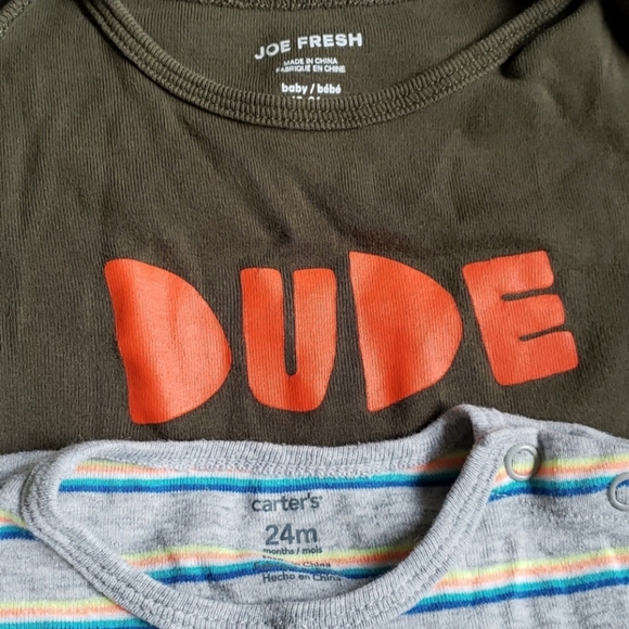 Lot of 5 Bodysuits Onsies Baby 18 - 24 months - Picture 3 of 3